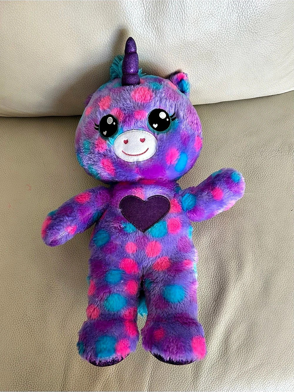 Build-A-Bear Workshop Heartables Unicorn Land Dottie / Sprinkle Plush